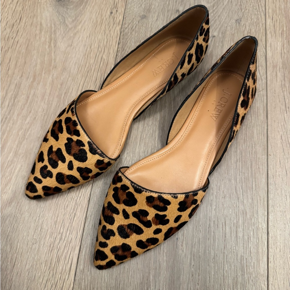 J. Crew Leopard Print Flats